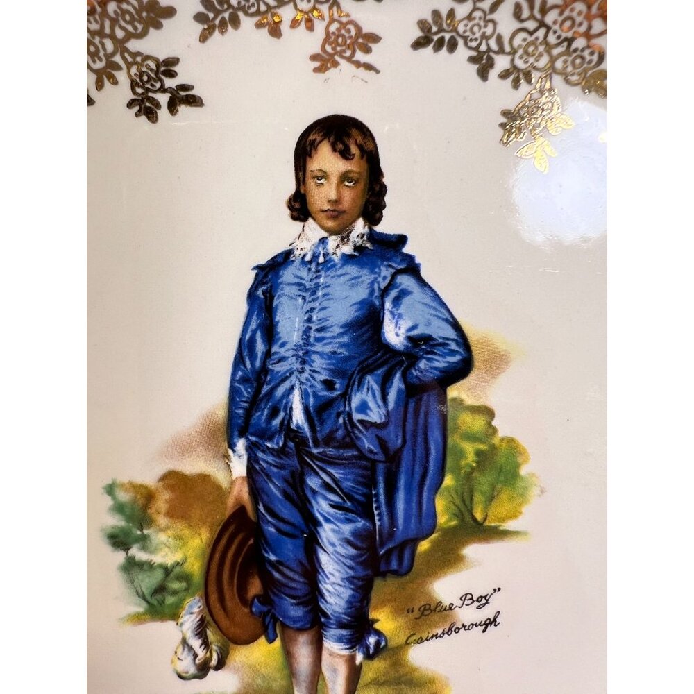 Lord Nelson PotteryGainsborough Blue Boy Dectorative Plate 9''